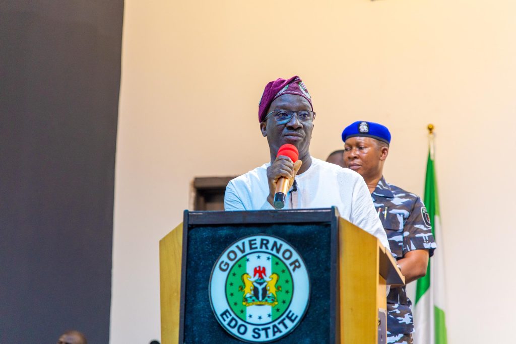 Governor Okpebholo swears in 18 Edo LG chairmen